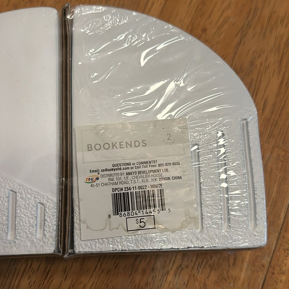 White Cement Bookends, modern, academia living room decor bookends, coffee table - Picture 6 of 6